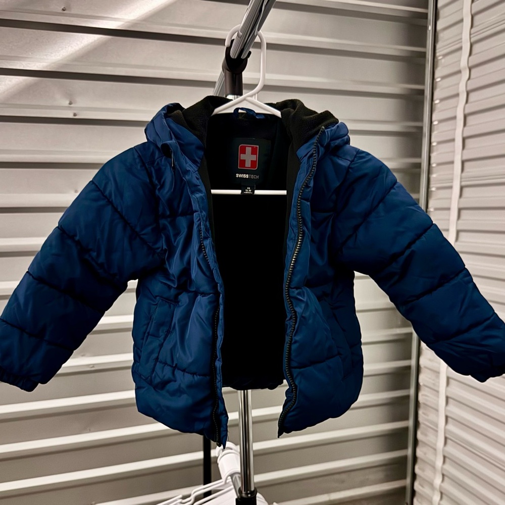 Blue Puffer Jacket Swisstech